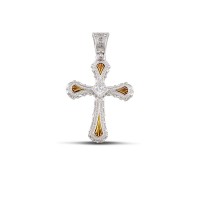 Sterling Silver Cross C257WP