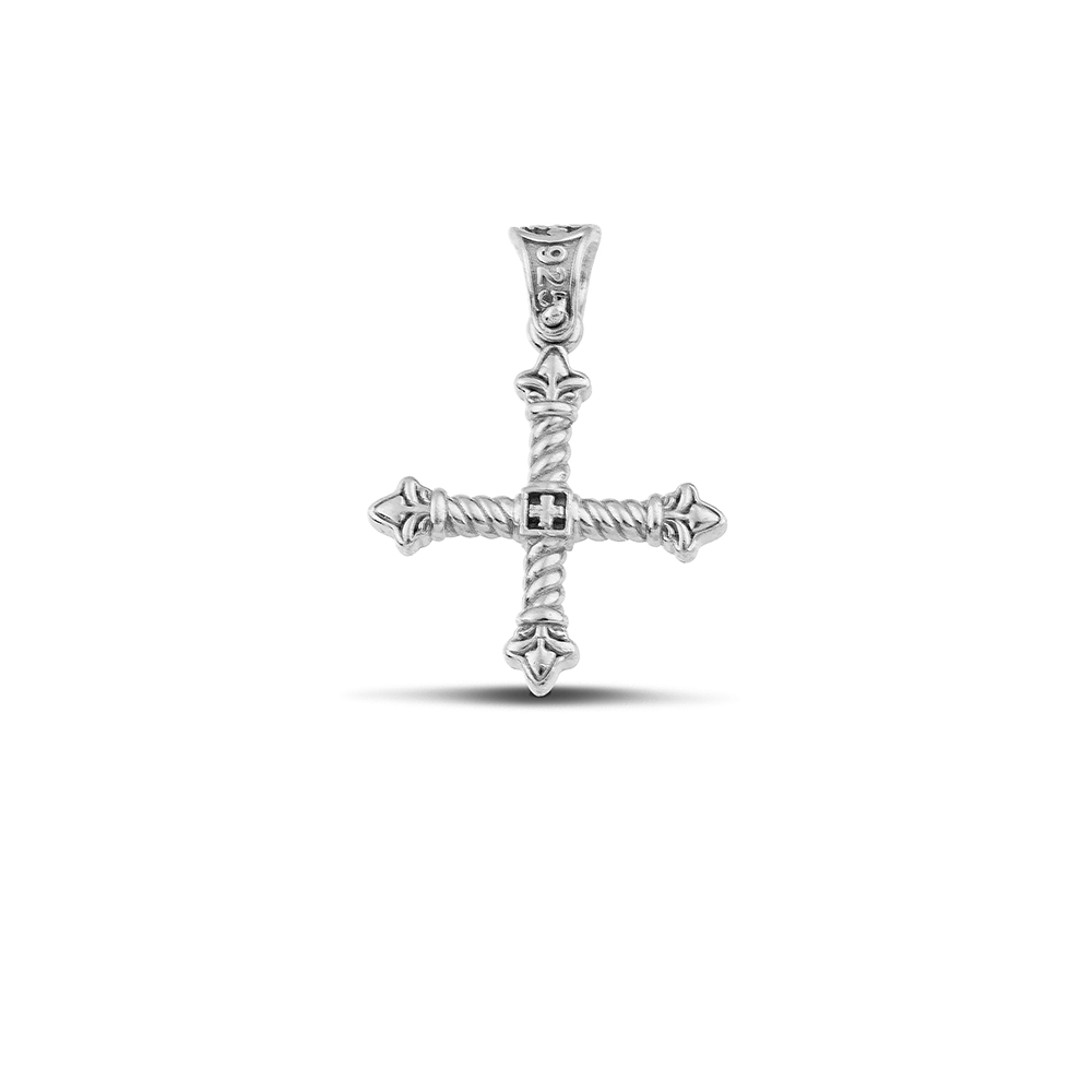 Sterling Silver Cross C258P