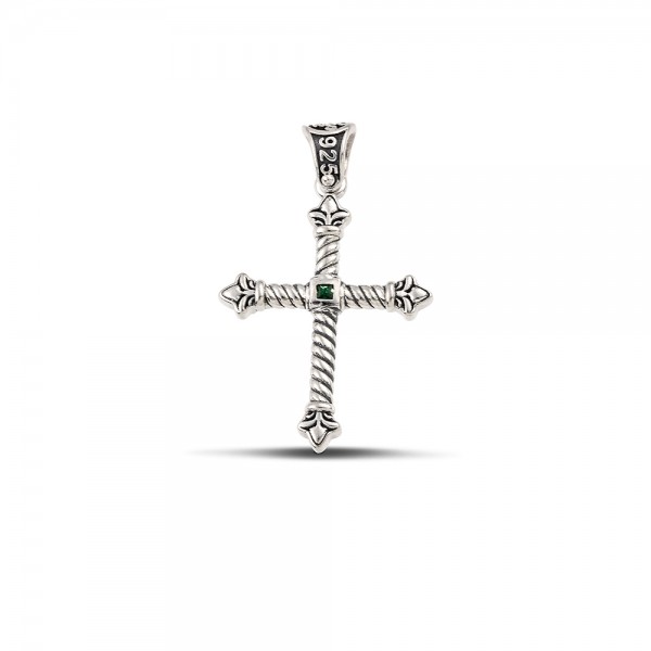 Sterling Silver Cross C261Gox
