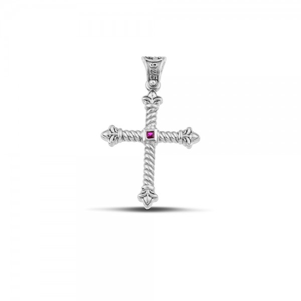 Sterling Silver Cross C261RP