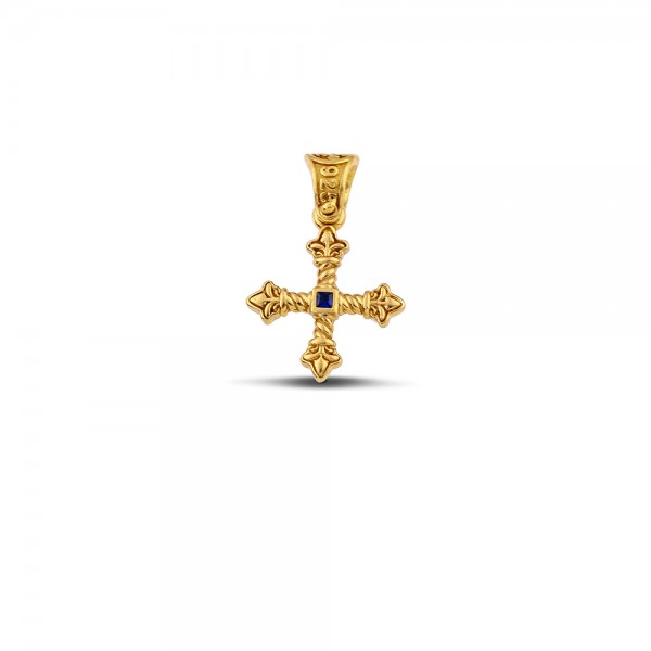 Sterling Silver Cross C263BG