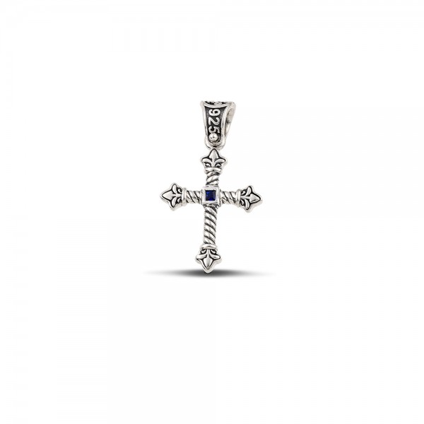 Sterling Silver Cross C265Box