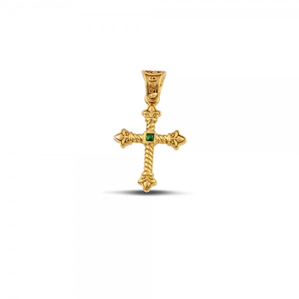 Sterling Silver Cross C265GG