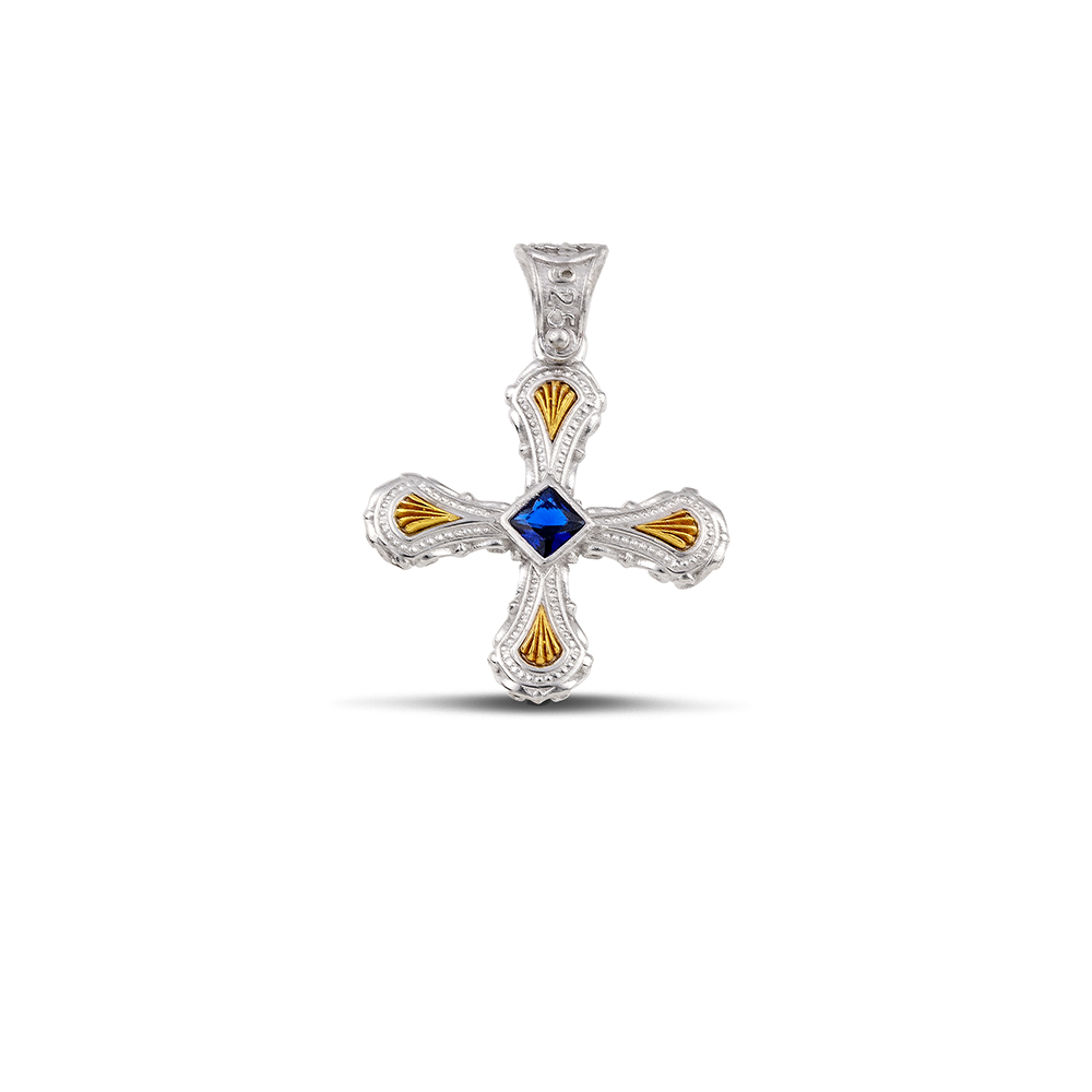 Sterling Silver Cross C267BP