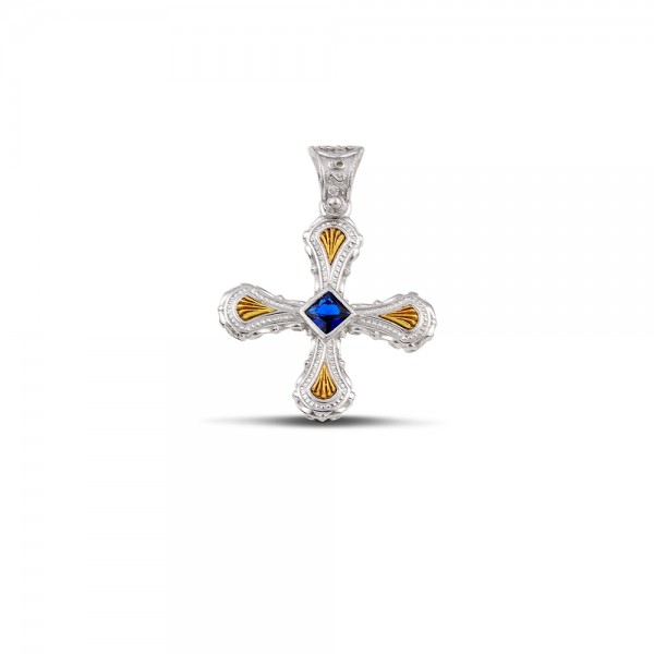 Sterling Silver Cross C267BP