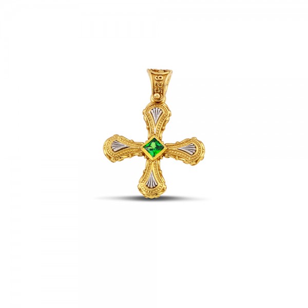 Sterling Silver Cross C267GG