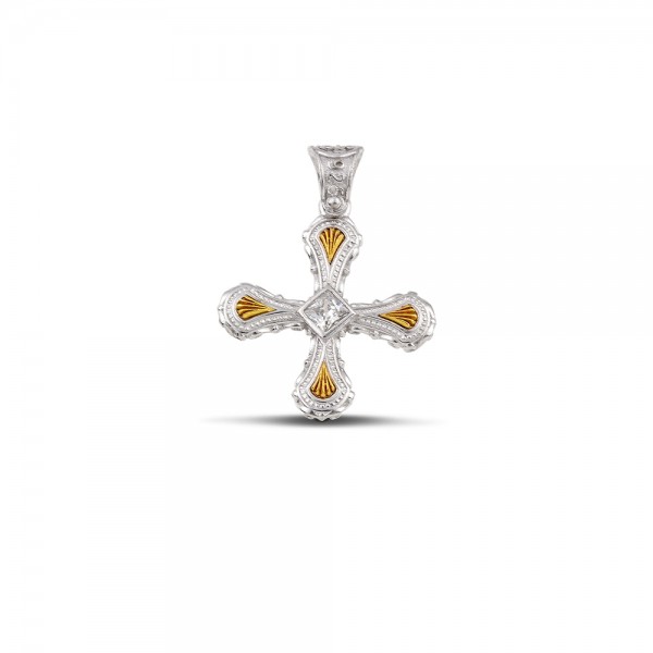 Sterling Silver Cross C267WP