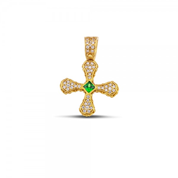 Sterling Silver Cross C268GG
