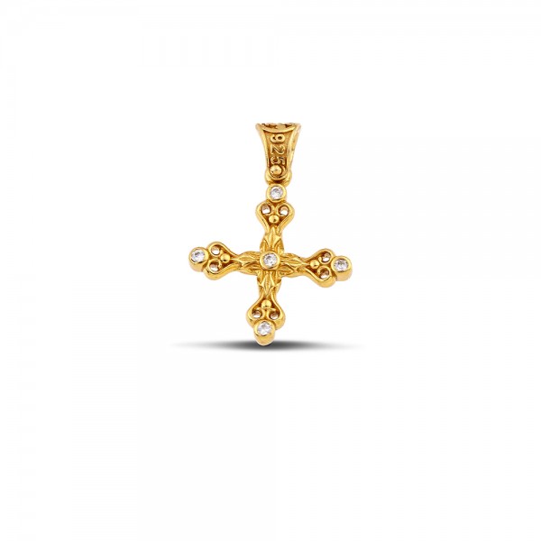 Sterling Silver Cross C269WG