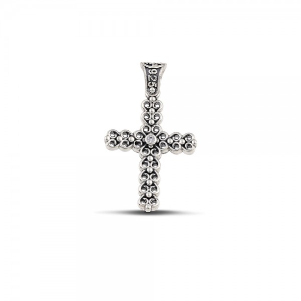 Sterling Silver Cross C270Wox