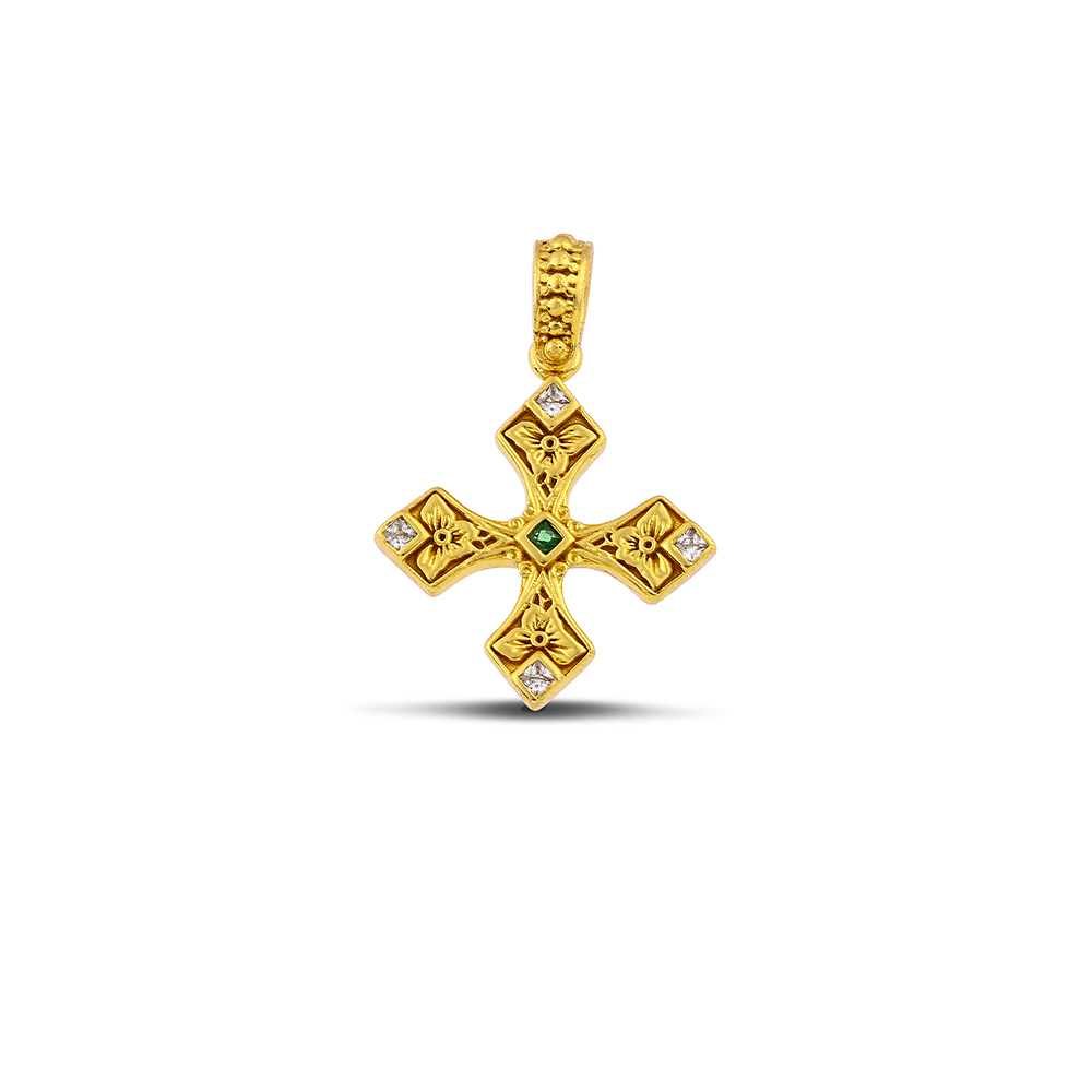 Sterling Silver Cross C271GG