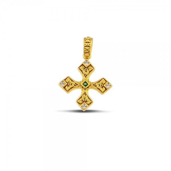 Sterling Silver Cross C271GG
