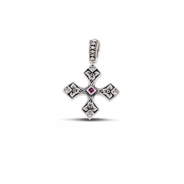 Sterling Silver Cross C271Rox