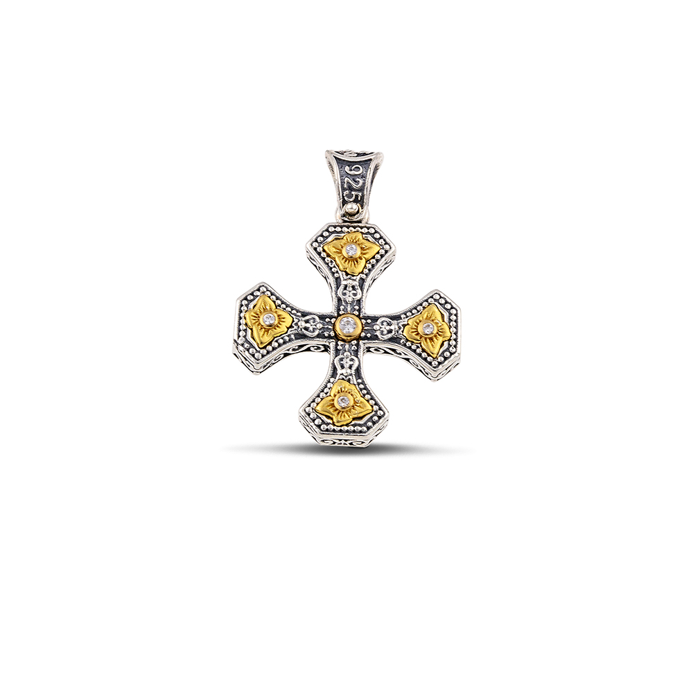 Sterling Silver Cross C272Wox