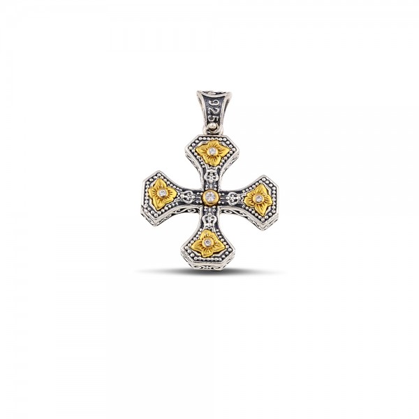 Sterling Silver Cross C272Wox