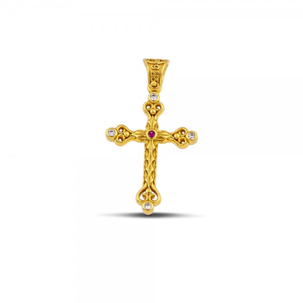 Sterling Silver Cross C274RG Sterling Silver Cross C274RG