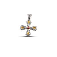 Sterling Silver Cross C276Rox