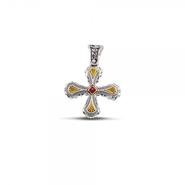 Sterling Silver Cross C276Rox Sterling Silver Cross C276Rox