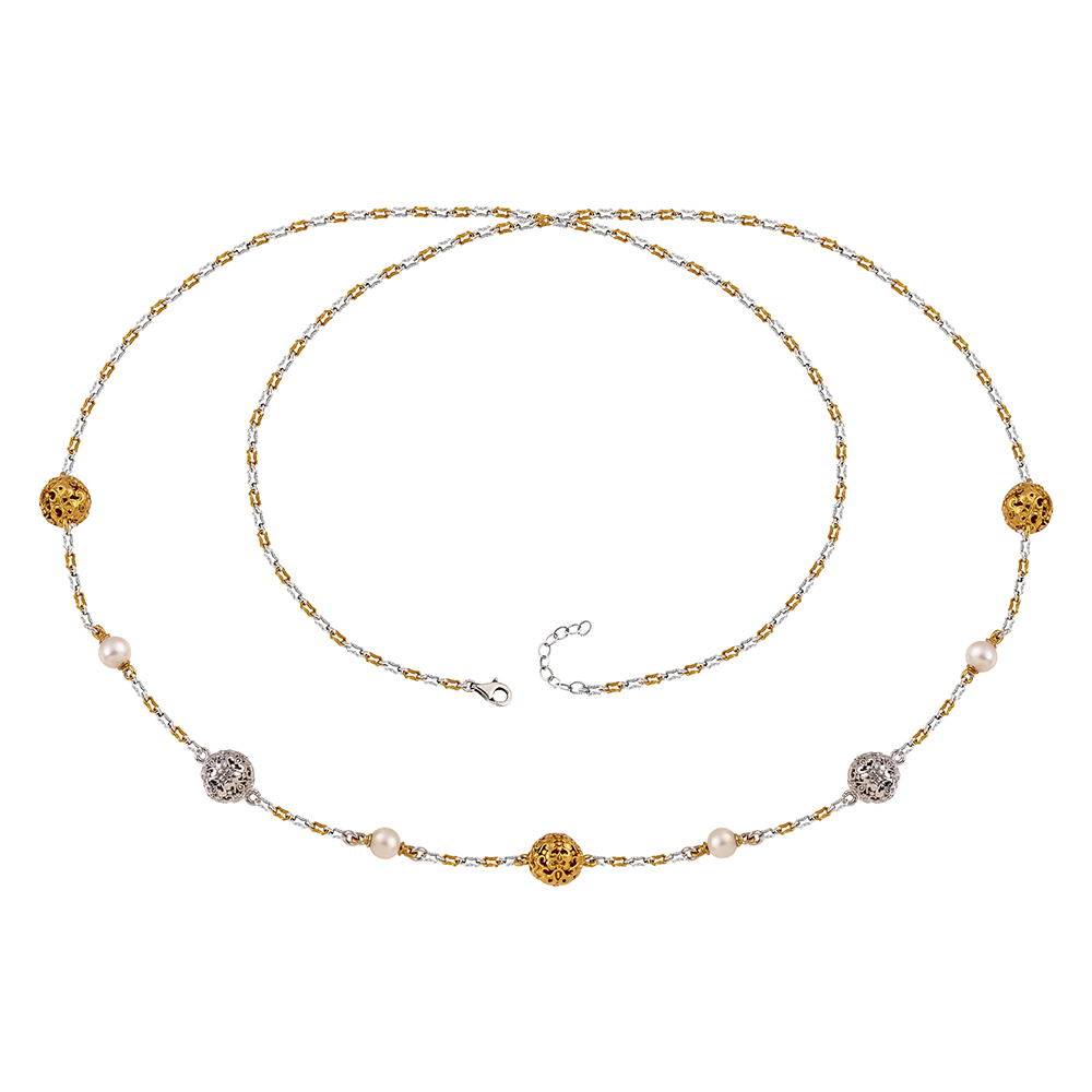 Sterling Silver Necklace K196-1