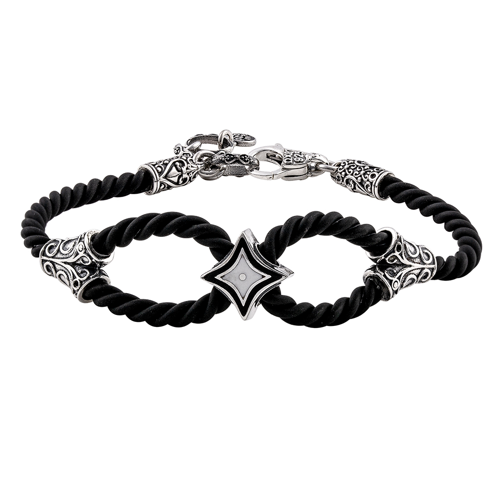 Sterling Silver Bracelet B198-28