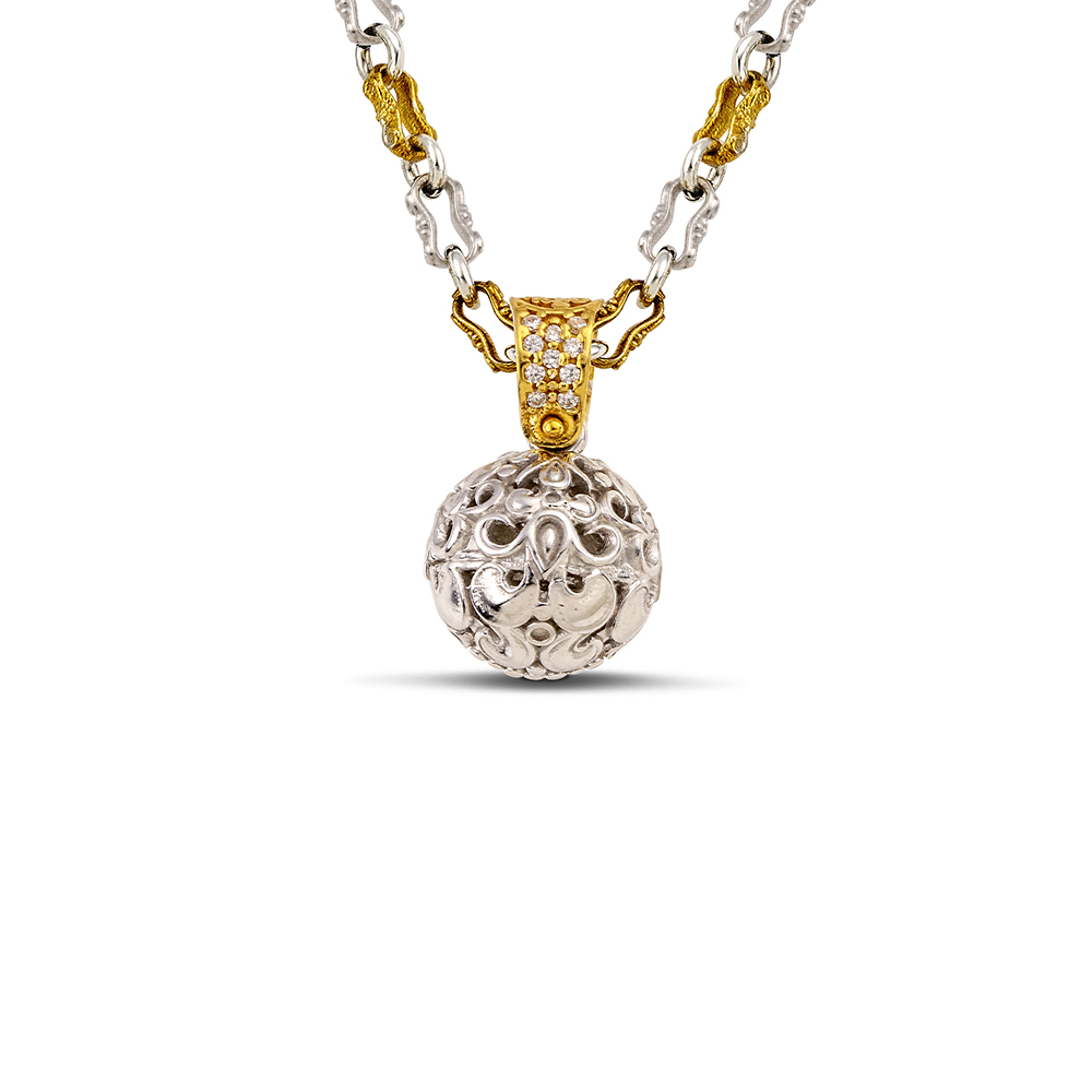 Sterling Silver Pendant M196 Without Chain