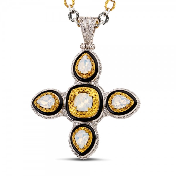 Sterling Silver Pendant M195-2B