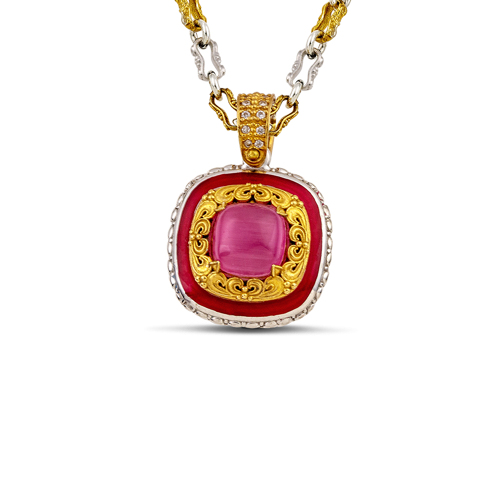 Sterling Silver Pendant M195R Without Chain