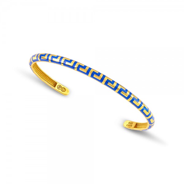 Sterling Silver Bracelet with Enamel B210