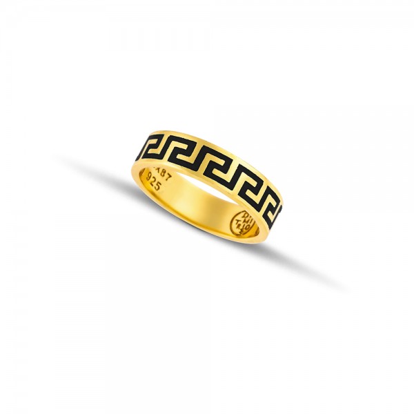 Sterling Silver Ring with Enamel D210