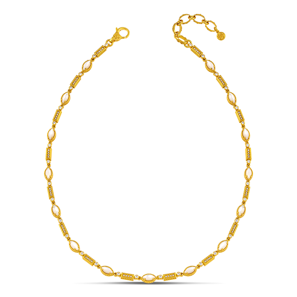Sterling Silver Gold Plated Necklace K209NAV