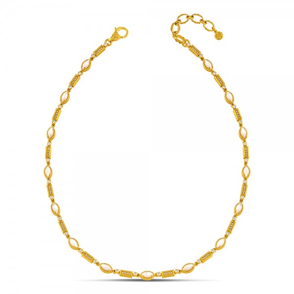 Sterling Silver Gold Plated Necklace K209NAV