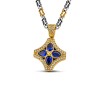 Sterling Silver Pendant with Zircon Stones M206-1