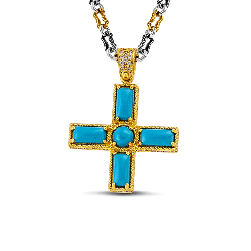 Sterling Silver Cross Pendant  M209-3BA3
