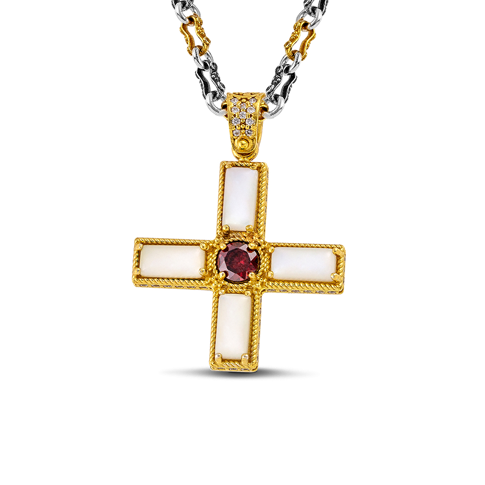 Sterling Silver Cross Pendant  M209-3BA3