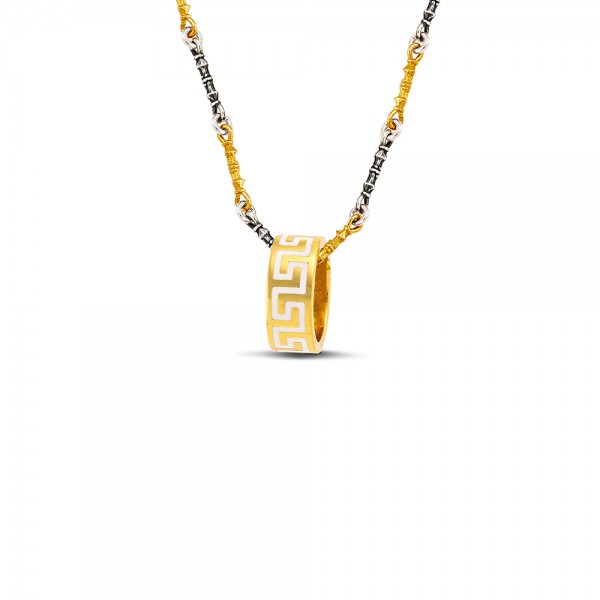 Sterling Silver Pendant with Enamel M210 Without Chain