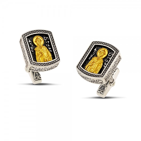 Sterling Silver Cufflinks MA214-4OX