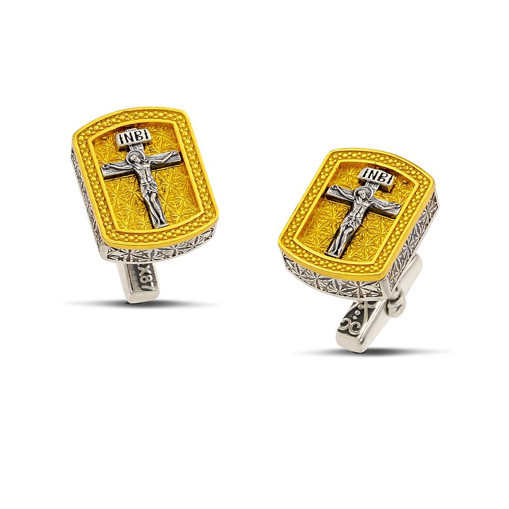 Sterling Silver Cufflinks MA214G