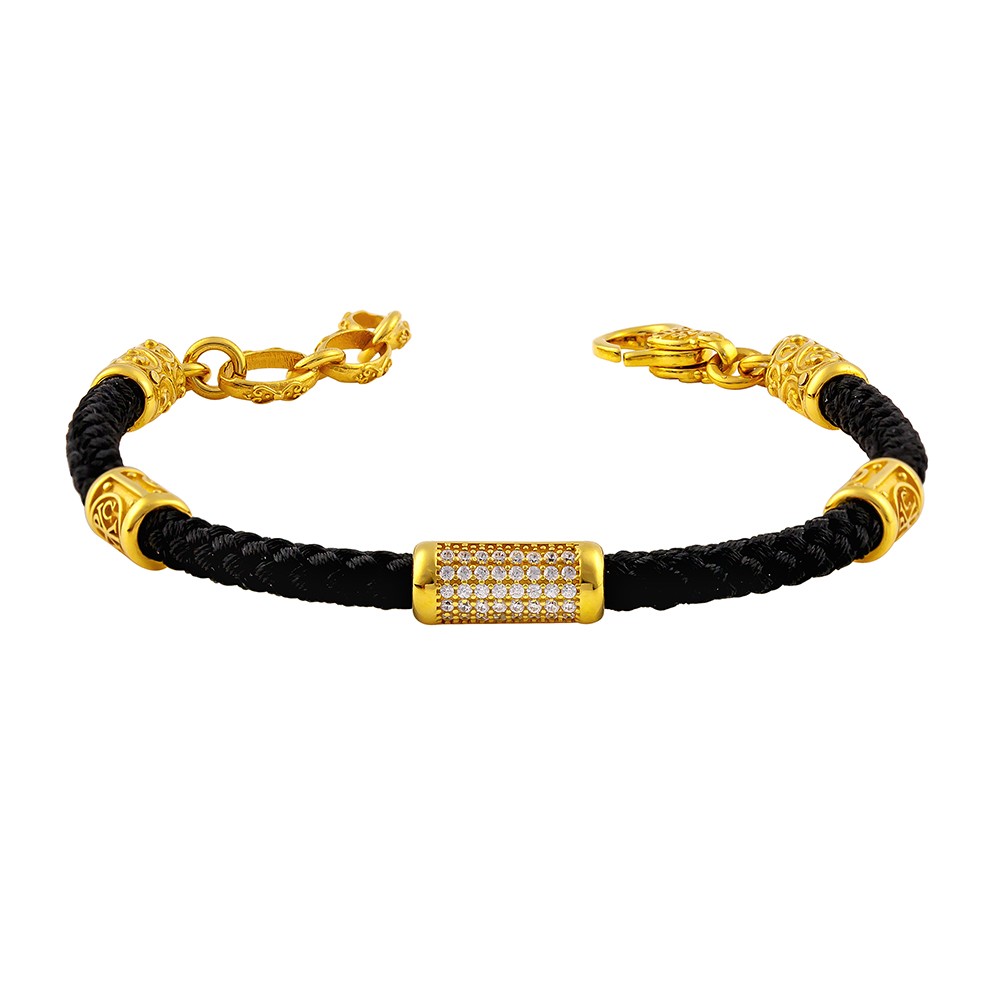 Sterling Silver Bracelet with Zircon Stones B213-8G