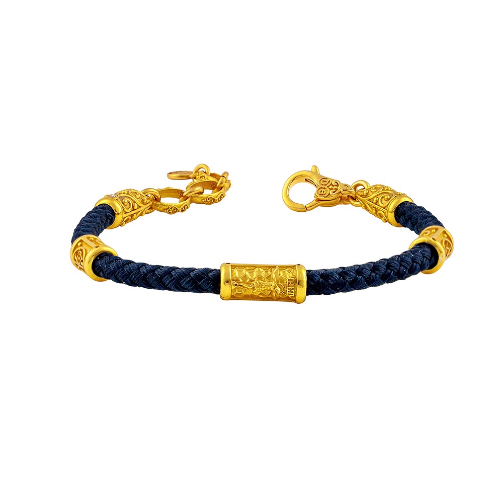 Sterling Silver Gold Plated Bracelet B213G