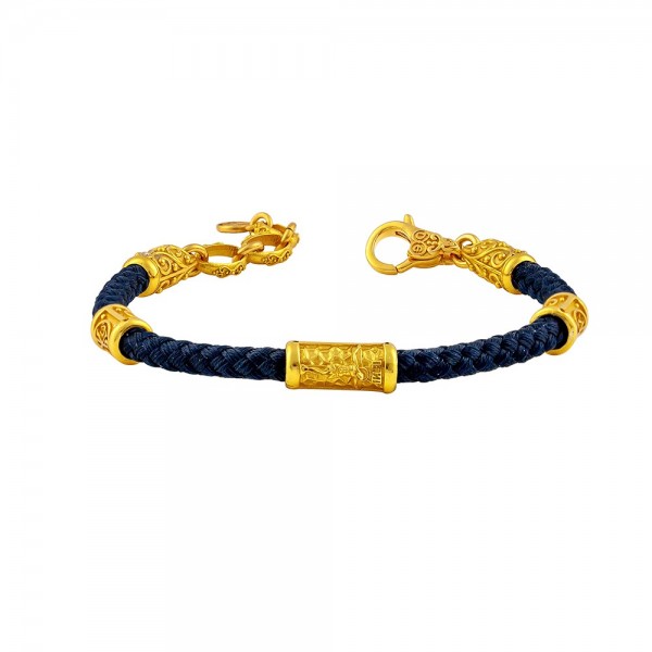 Sterling Silver Gold Plated Bracelet B213G
