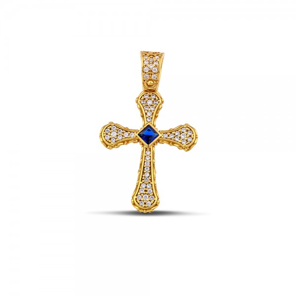 Sterling Silver Cross C266BG