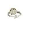 Sterling Silver Ring with Zircon Stones D137