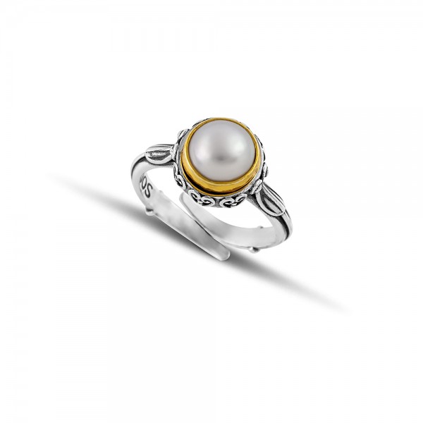 Ring with Pearl D265