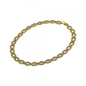 Necklace 925 with Zircon Stones K140-2