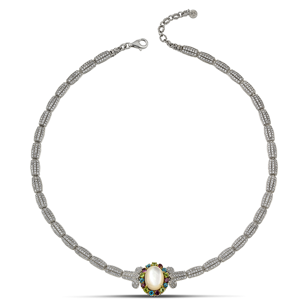 Necklace with Semiprecious Stones K146