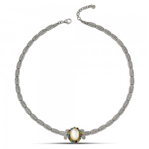 Necklace with Semiprecious Stones K146