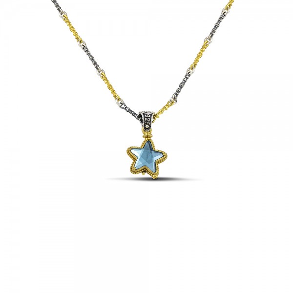 Sterling Silver Pendant with Swarovski Crystals M144 Sterling Silver Pendant with Swarovski Crystals M144