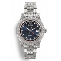 Automatic Sterling Silver Watch with Bracelet AW12
