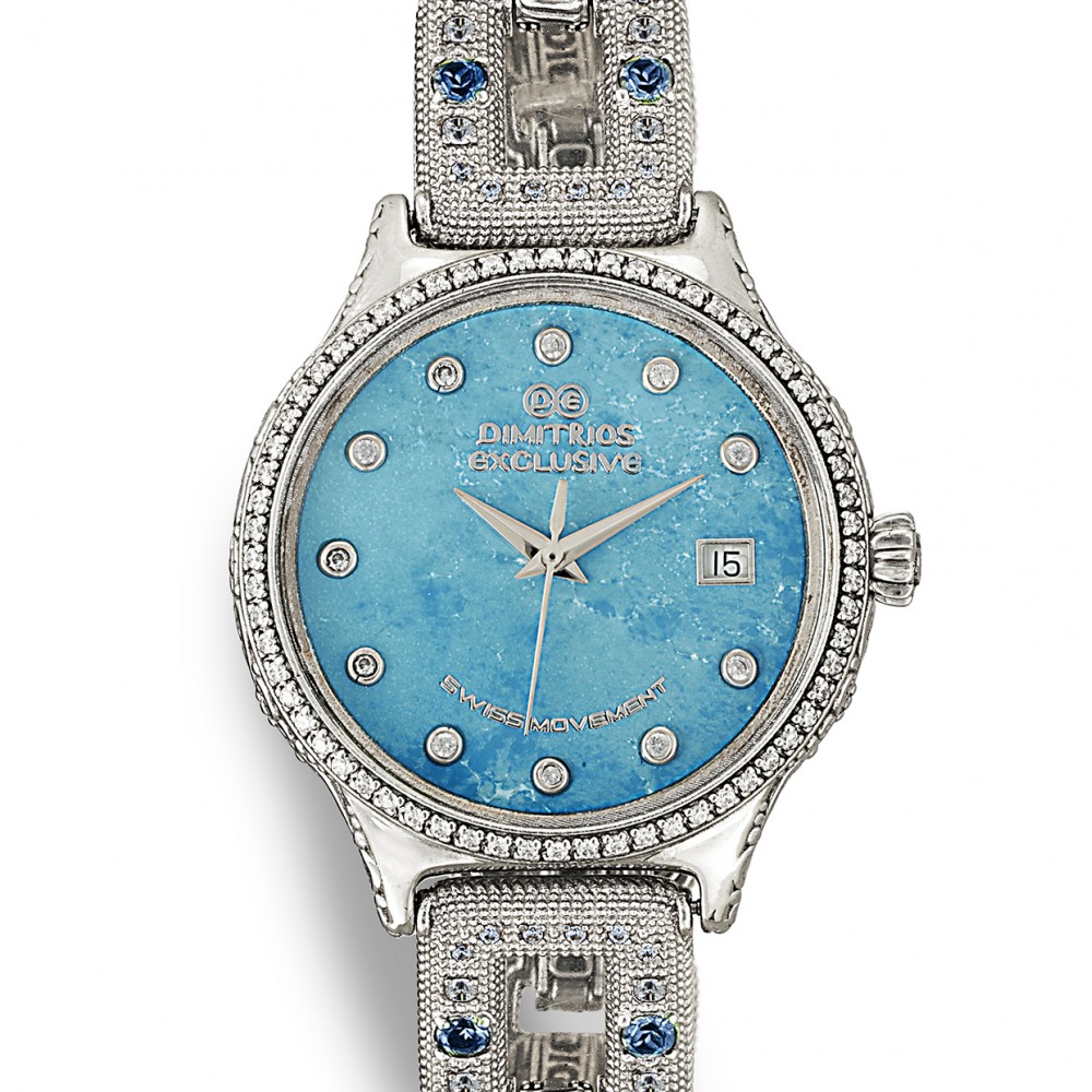 Sterling Silver Watch With Bracelet