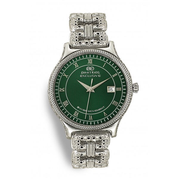 Sterling Silver Watch with Bracelet